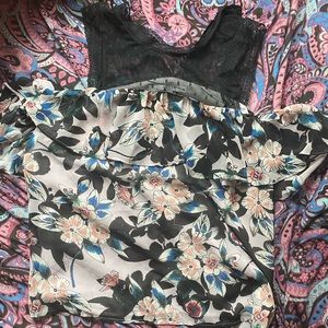 GUESS off shoulder lace top